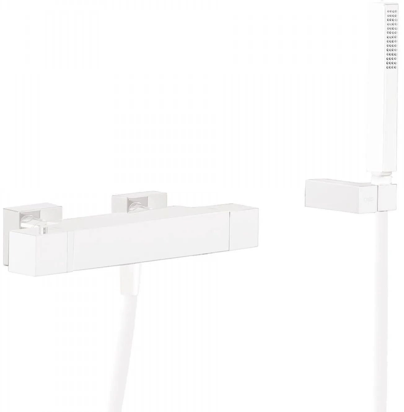 Набор: Термостат для ванної з душовим набором  Cuadro Tres 007174039BM