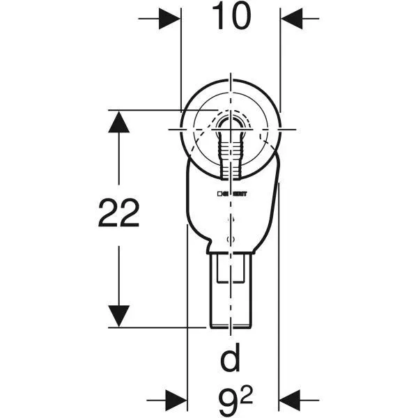 Сифон для стиральной машины Geberit