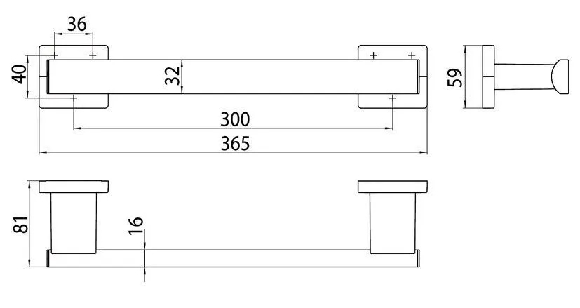 Полотенцедержатель Emco Loft 0570 001 00