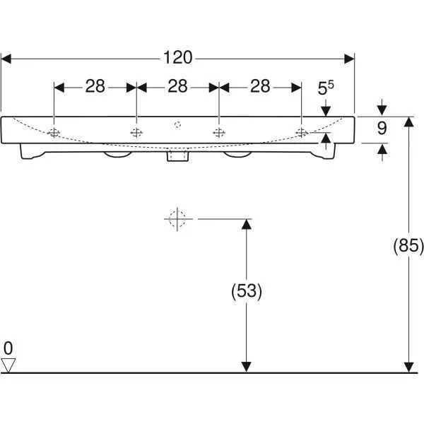 Умивальник підвісний Geberit iCon 124025000