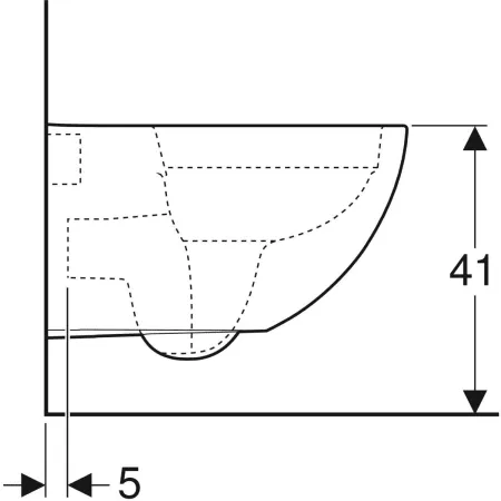 Унитаз подвесной Geberit Acanto