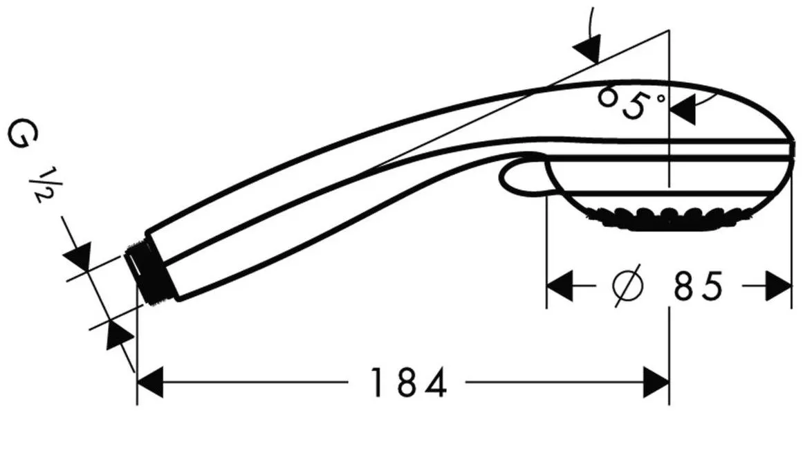 Ручной душ Hansgrohe Crometta Multi 85 3jet