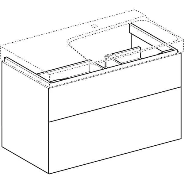 Шкафчик под умывальник Geberit XENO² 500.516.43.1