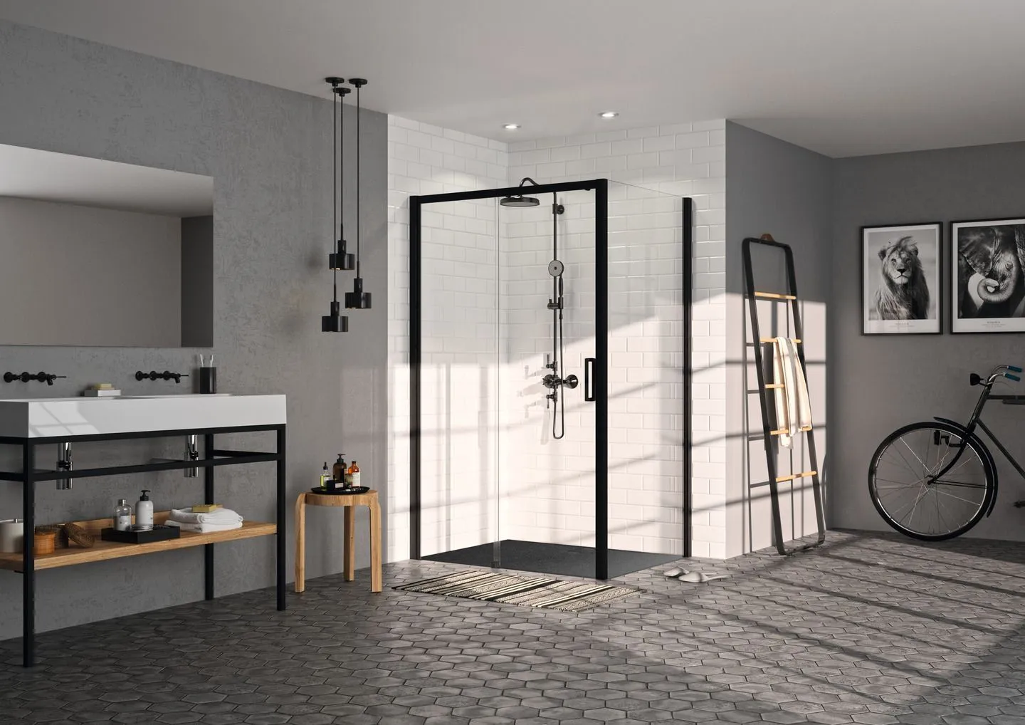 Бокова стінка Huppe Black Classics 2 C25404.123.321