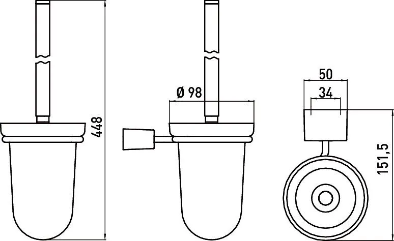 Ершик с колбой Emco Logo 2