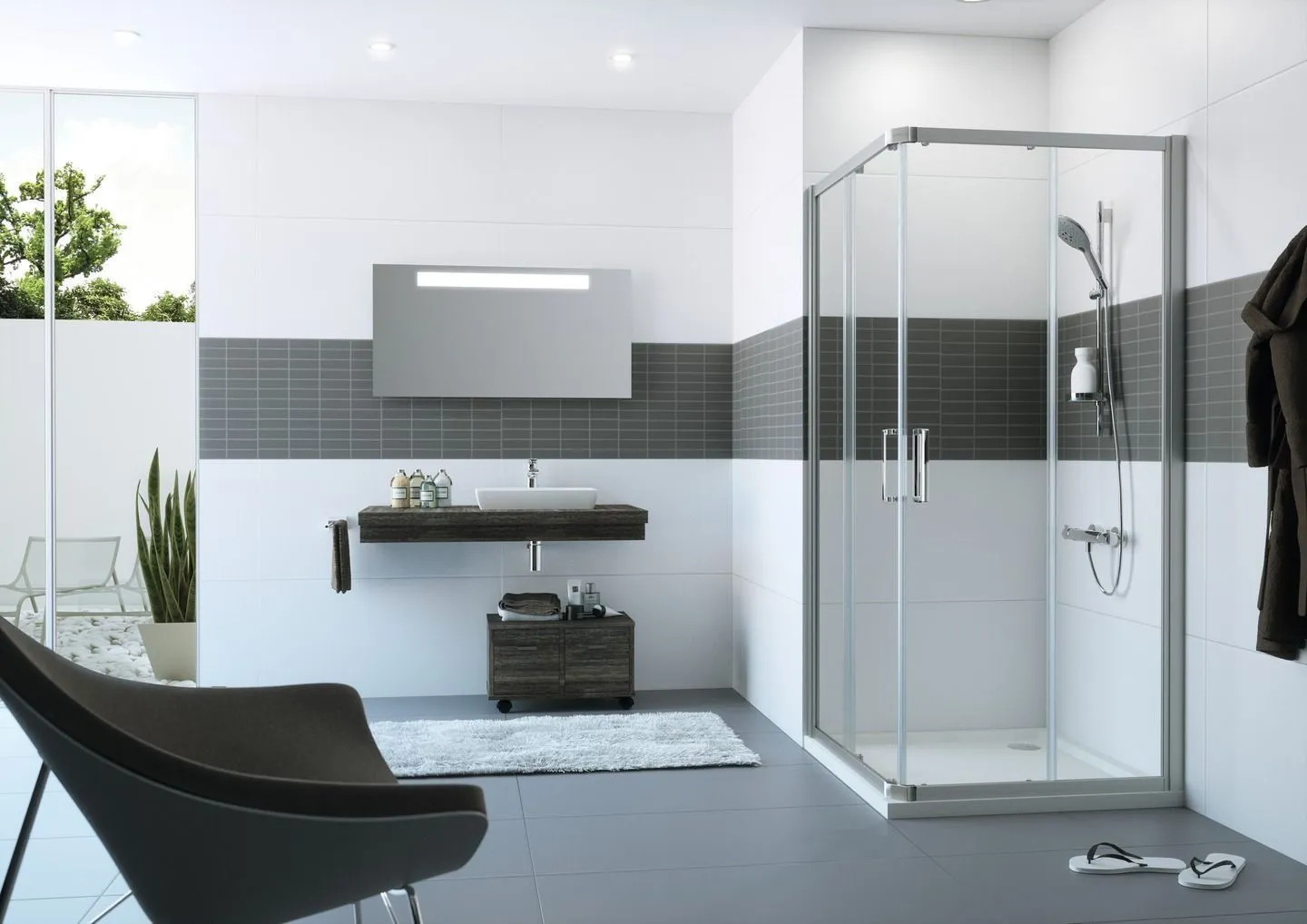 Розсувна душова кабіна Huppe Classics 2 C20104.069.321