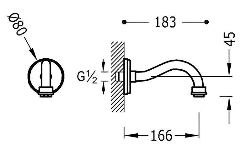 Излив для ванны Tres Clasic 24217302LV