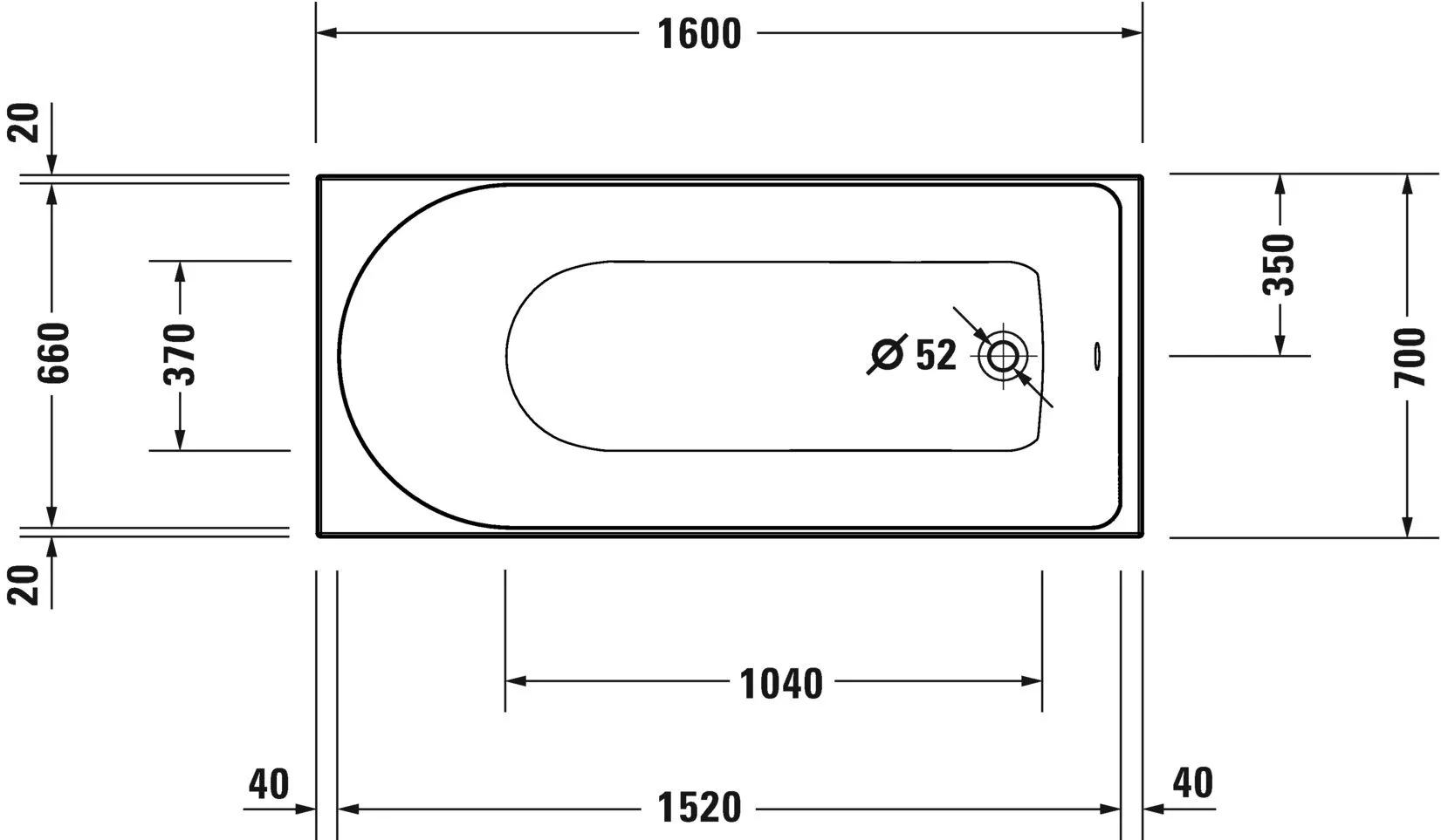 Ванна D-Neo 700472000000000