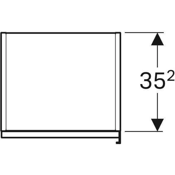 Пенал для ванної кімнати Geberit CITTERIO 500.554.JJ.1
