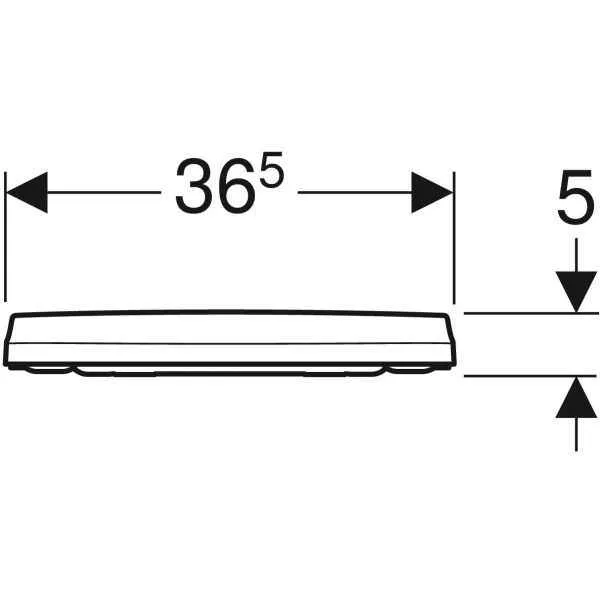 Поличка для ванної кімнати Geberit iCon 574950000