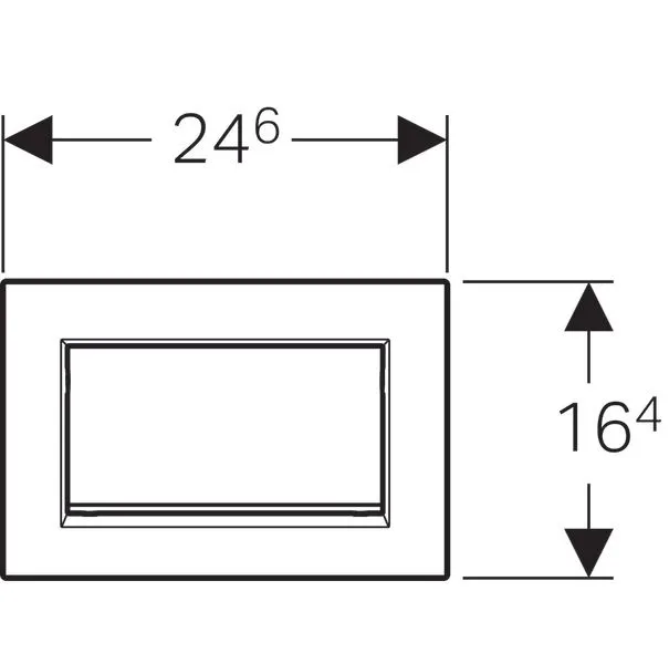 Клавиши смыва воды Geberit Sigma 30 (антивандальная) 115.893.KY.1