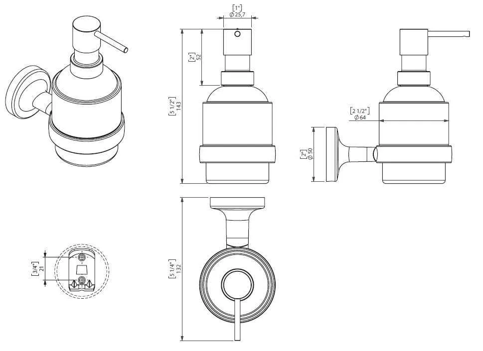 Дозатор Creabath Infinity