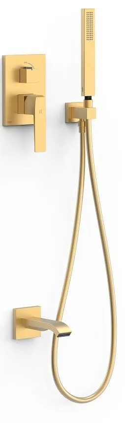 Набор: Смеситель для ванны с душевым набором Tres 20228007OM