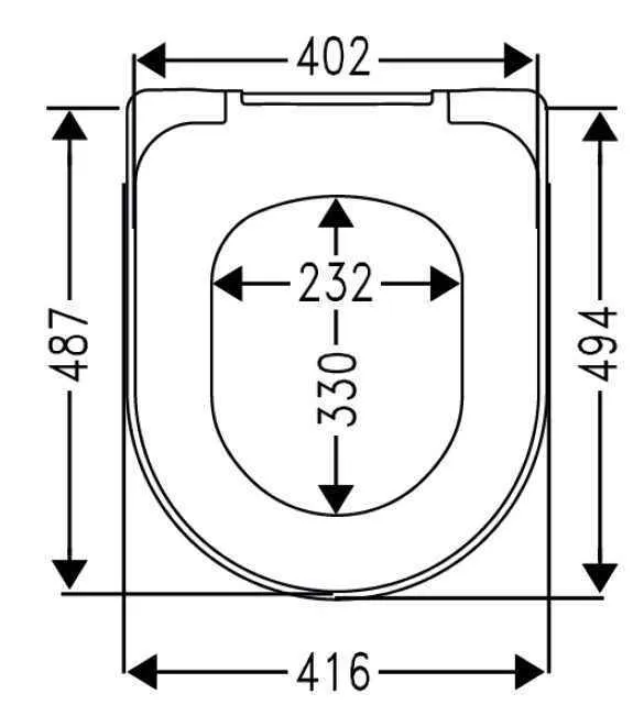 Унітаз підвісний Villeroy and Boch Architectura (подовжений) 9M836101