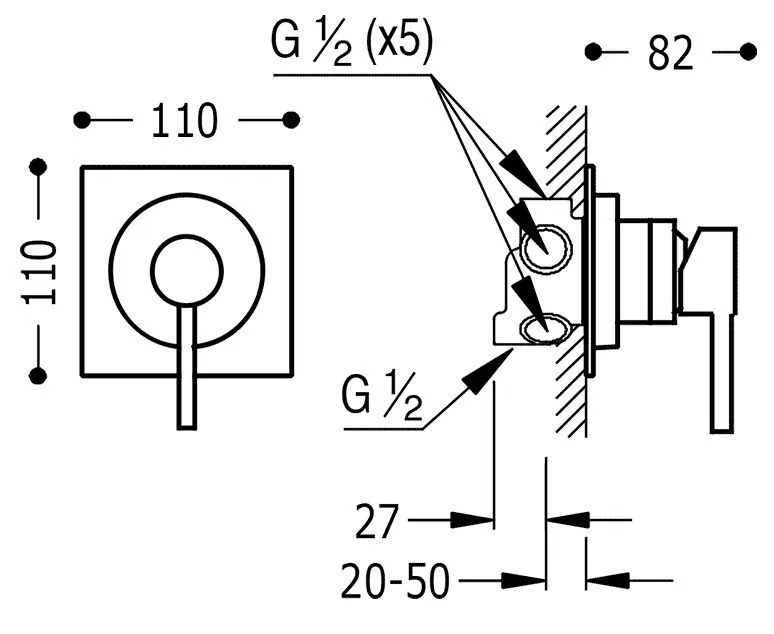 Центральний розподільник Tres Max 134550