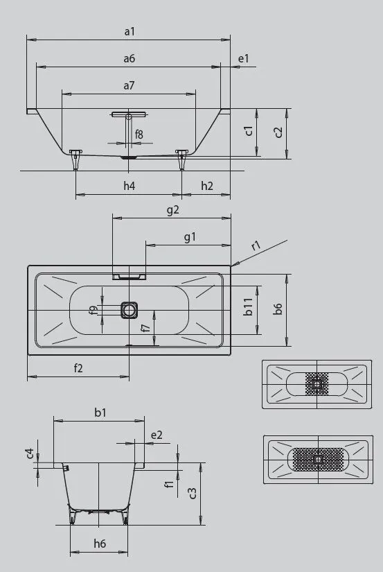 Ванна ConoDuo 2353 0001 0030