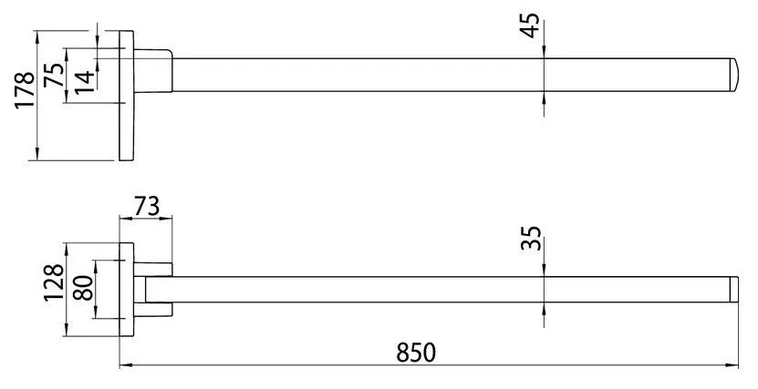 Полотенцедержатель Emco Loft 0585 001 85