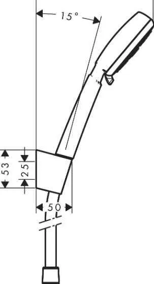 Душовий набір Hansgrohe Crometta 100 Vario (100/1250) 4jet 26666400