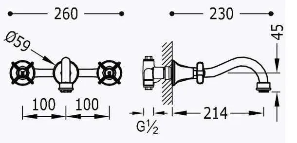 Смесители для раковины Tres Clasic 24215101AC