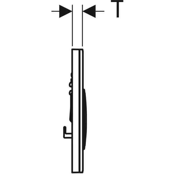 Клавіші змиву води Geberit Sigma 21 115.884.TG.1