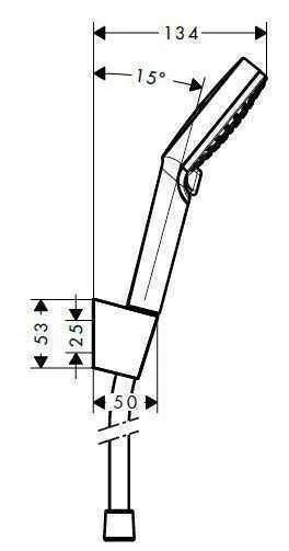 Душовий набір Hansgrohe Crometta Vario (100/1250-1600) 2jet 26693400