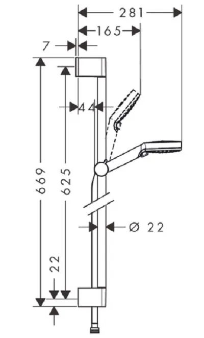 Набор смесителей для ванны Hansgrohe Vernis Blend