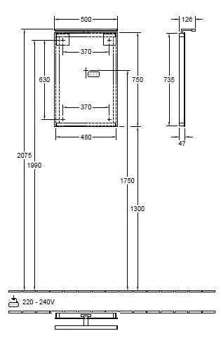 Дзеркало More to see Villeroy & Boch A4045000