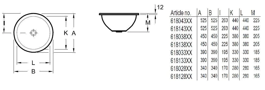 Раковина встраиваемая под столешницу Villeroy and Boch Loop&Friends 618133R3