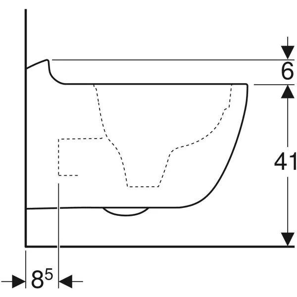 Унитаз подвесной Geberit CITTERIO