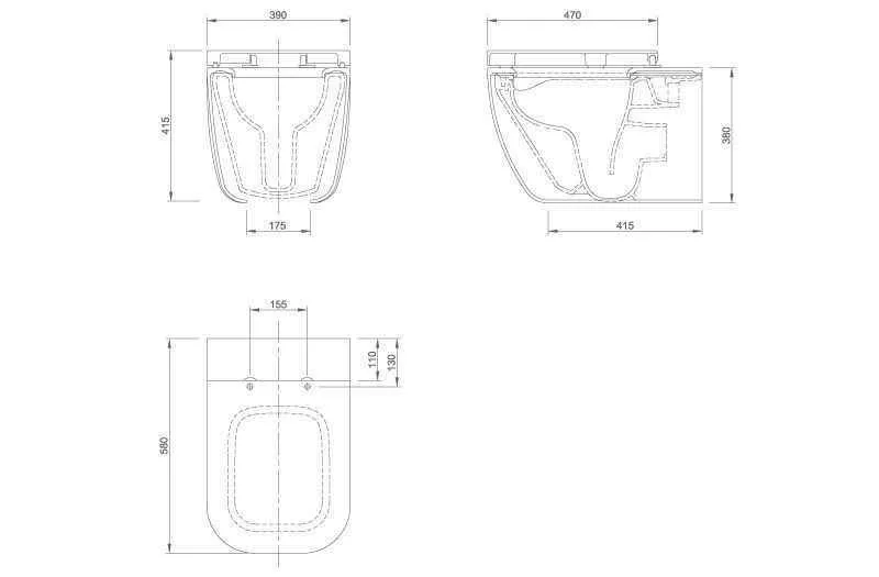 Унітаз підвісний Knief Glam