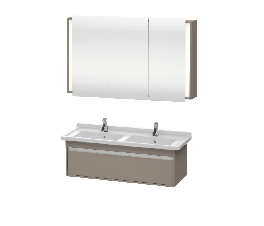 Комплект тумба з умивальником и зеркальным шкафчиком Ketho Duravit Комплект тумба с умывальником Ketho Duravit