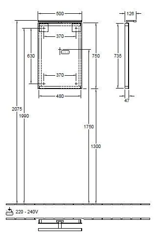 Зеркало More to see Villeroy & Boch A4045000