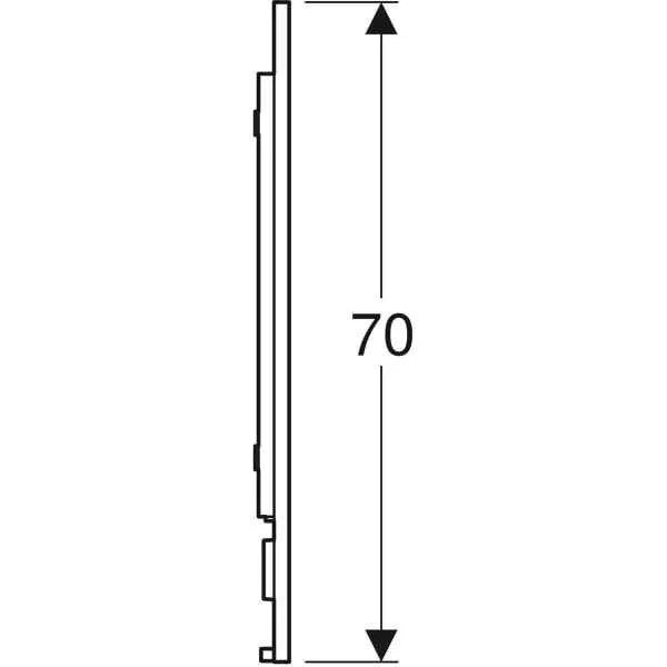 Зеркало с подсветкой Geberit Option Basic 501.070.00.1