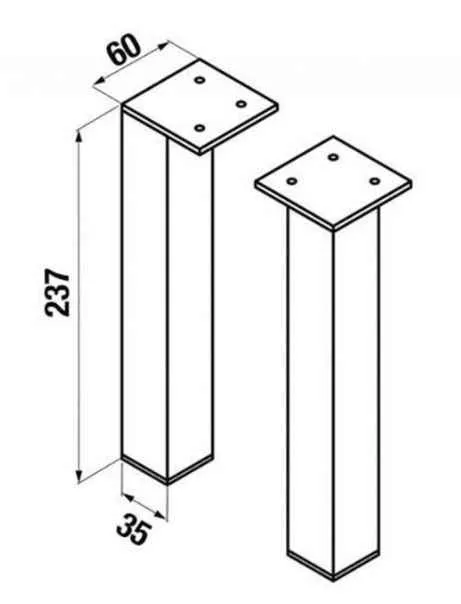Ніжки для тумби Jika Cube  H4944021760001