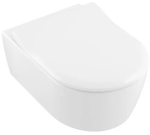 Унітаз підвісний з ультратонкої кришкою Villeroy and Boch Avento (без зливного краю) 5656RSR1