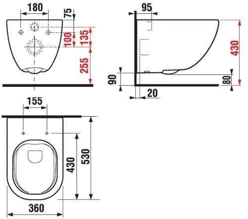Унітаз підвісний Jika Mio H8207147160001