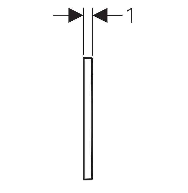 Клавіші змиву води Geberit Omega 30 115.080.KL.1