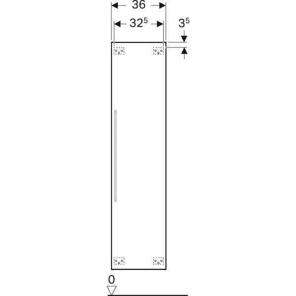 Пенал Geberit iCon 840152000