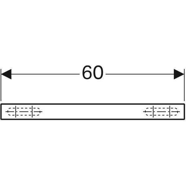 Поличка для ванної кімнати Geberit iCon 840962000