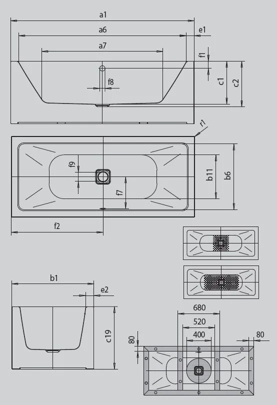 Ванна Meisterstuck Conoduo 1732 4080 0001
