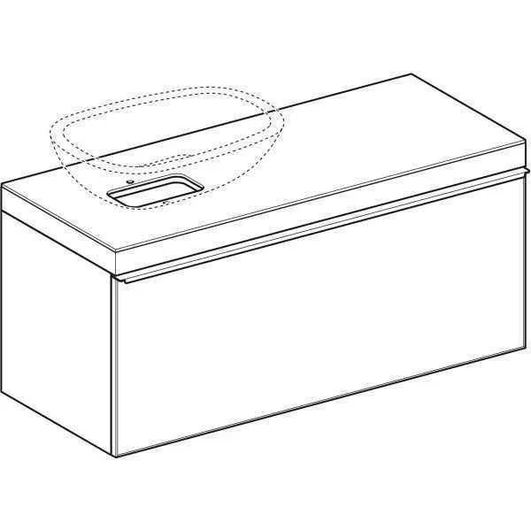 Тумба для умивальника Geberit CITTERIO 500.561.JJ.1