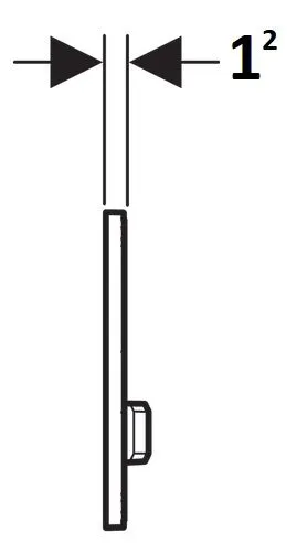 Клавиши смыва воды Geberit Sigma 50 115.788.SQ.2