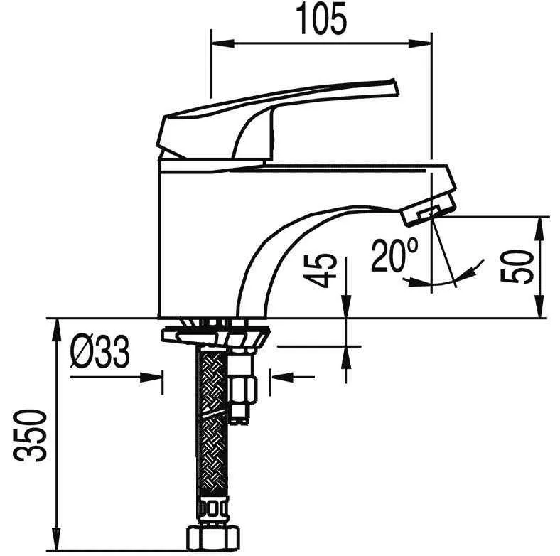 Змішувачі для раковини Eco - Tres 17010302