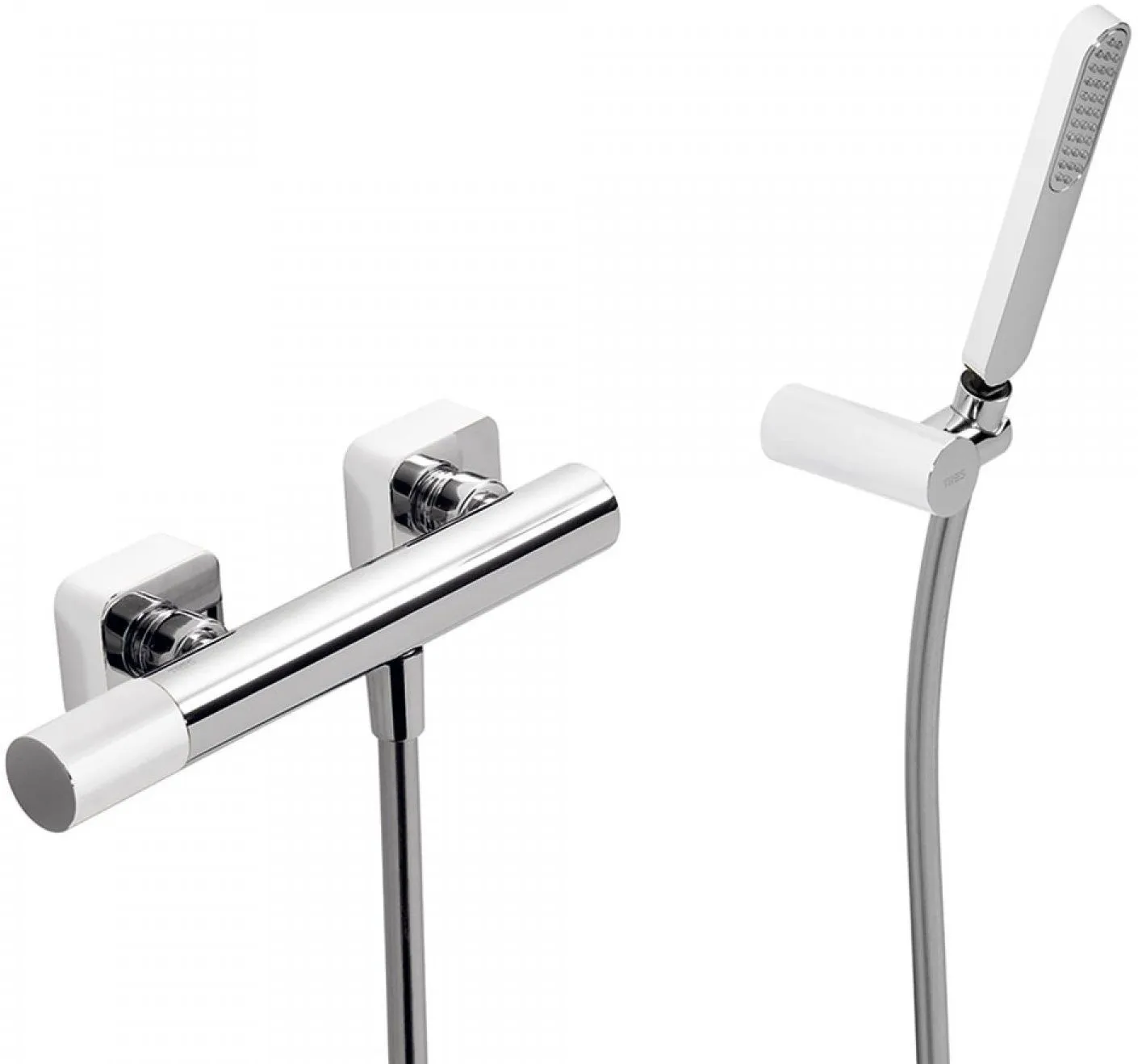 Набор: Смесители для душа и душевым набором  Loft Tres 20016701BL