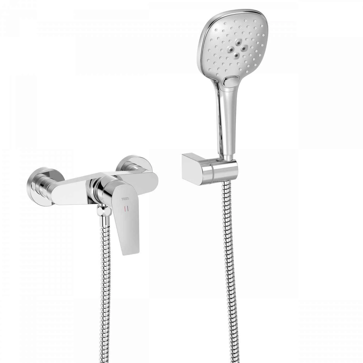 Смеситель для душа с душевым набором Tres Canigo 21716701