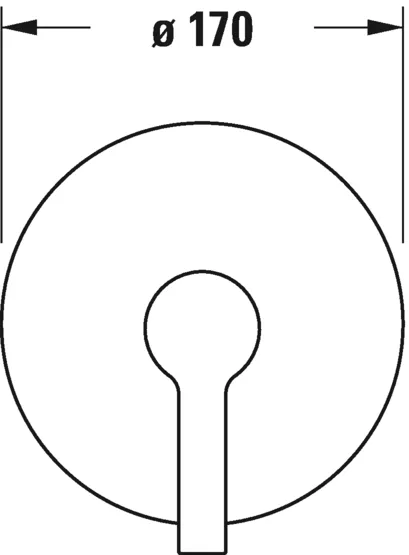 Смеситель для душа B.2 Duravit B24210010010 (Выставочный образец)