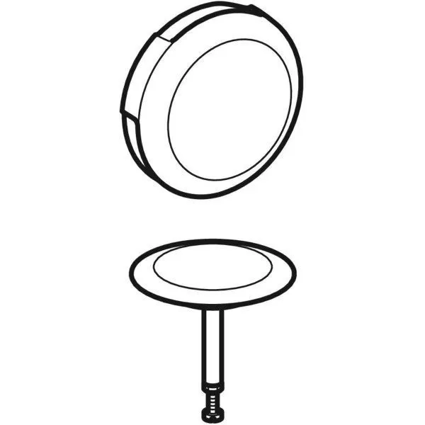 Декоративний комплект Geberit для зливу-переливу 150.221.11.1