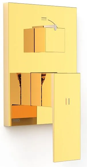 Смеситель для душа и ванны Tres Cuadro 10628001OR