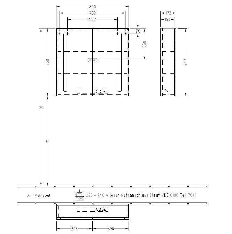 Дзеркальний шафачик My view 14 Villeroy & Boch A4218000