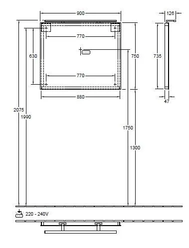Зеркало More to see Villeroy & Boch A4049000